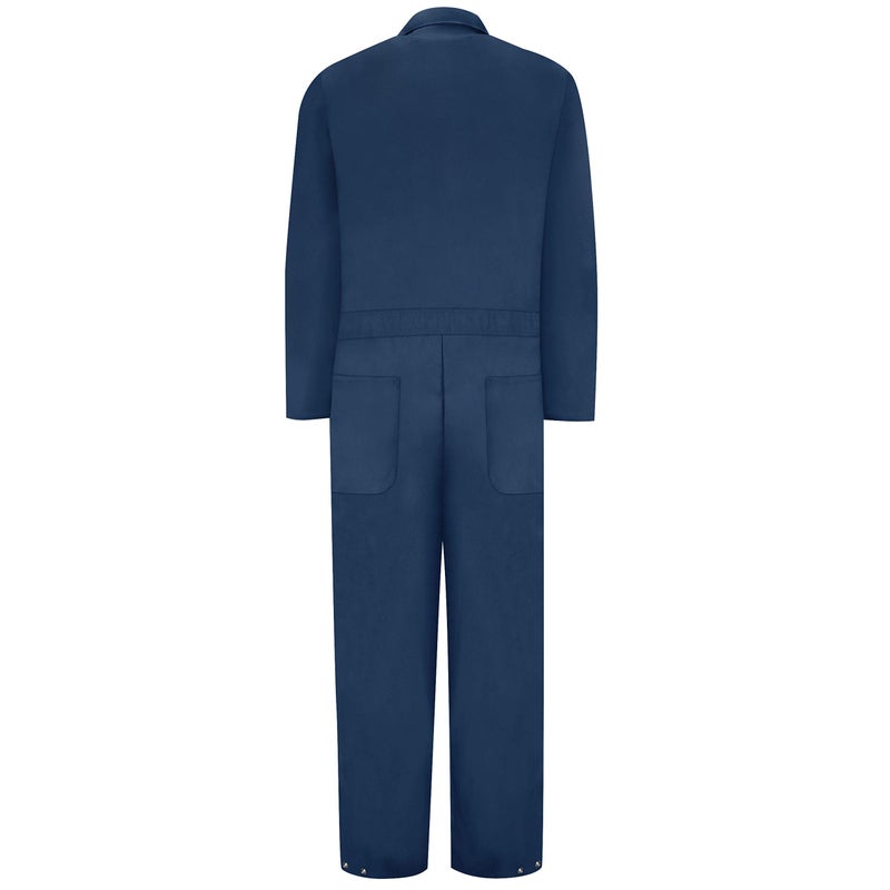 Red Kap Men's Insulated Twill Coverall with Quilted Lining, Long Sleeve, Navy, Small - Image 2
